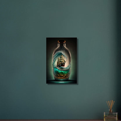 Pirate Ship in Glas Bottle