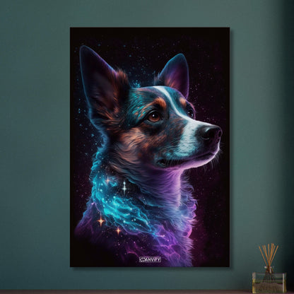 Nebula Border Collie Portrait