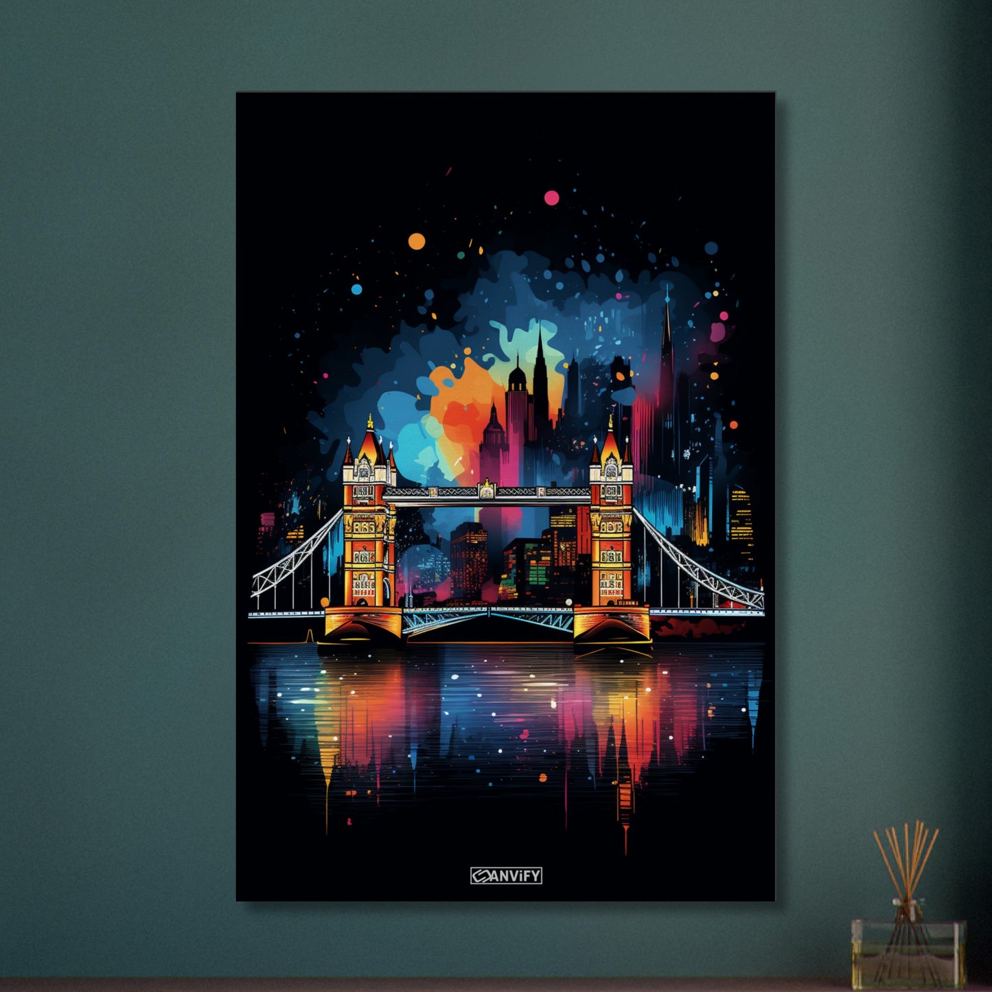 Splashed Tower Bridge