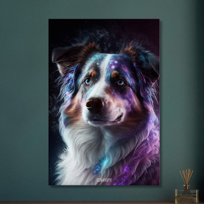 Nebula Australian Shepherd Portrait