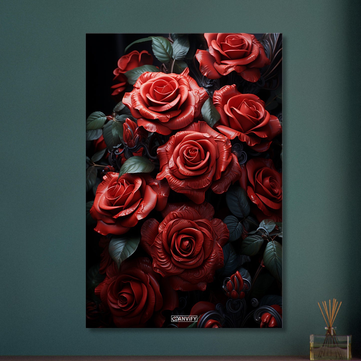 Red Rose Bush