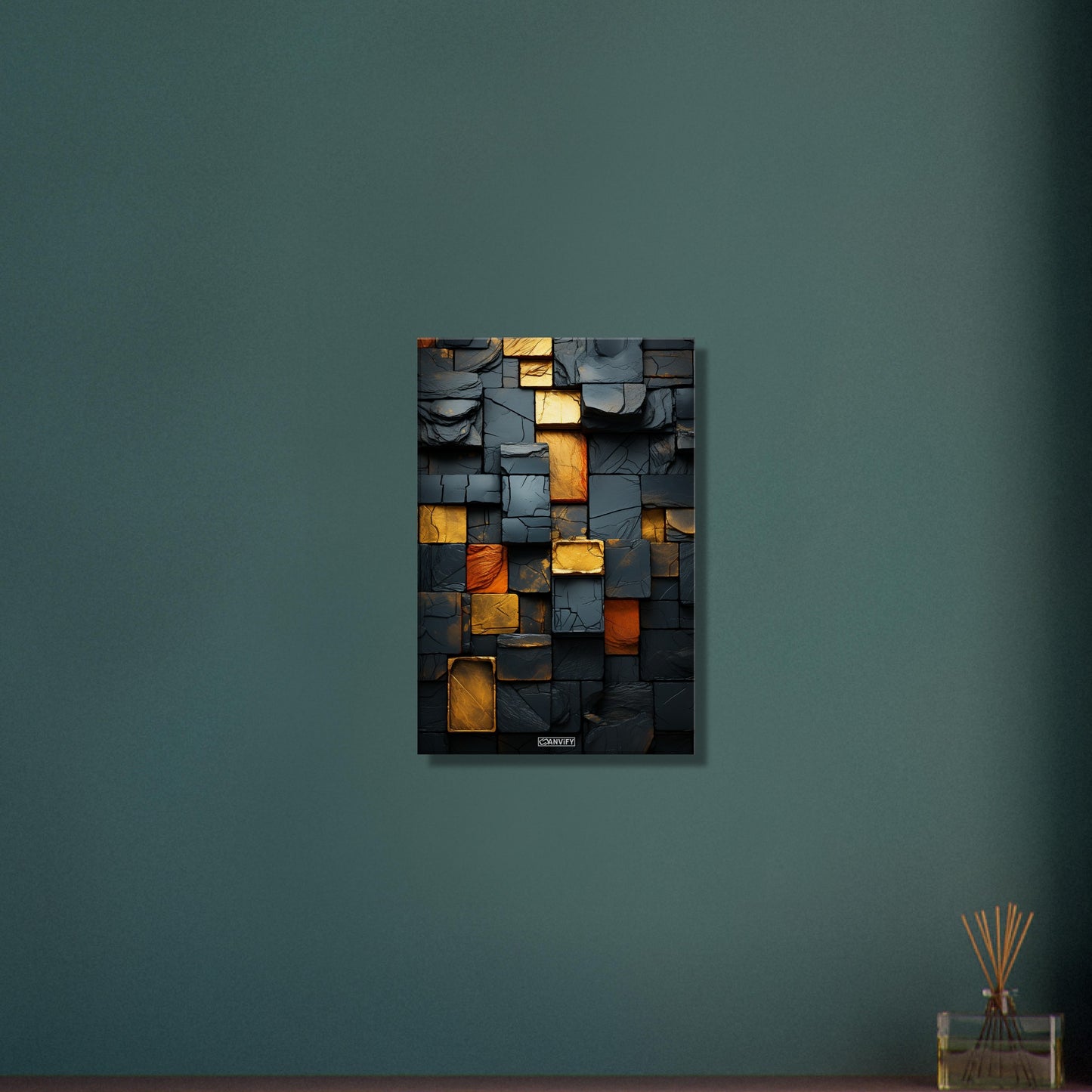 Gold Brick Wall