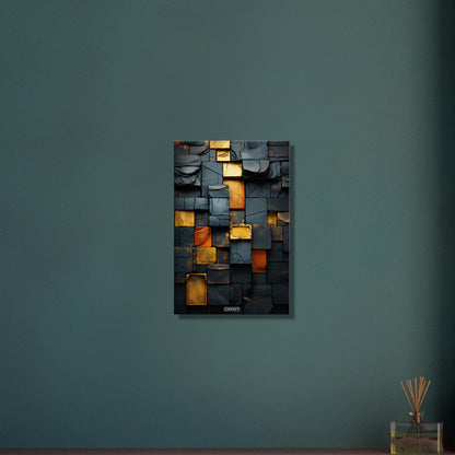 Gold Brick Wall