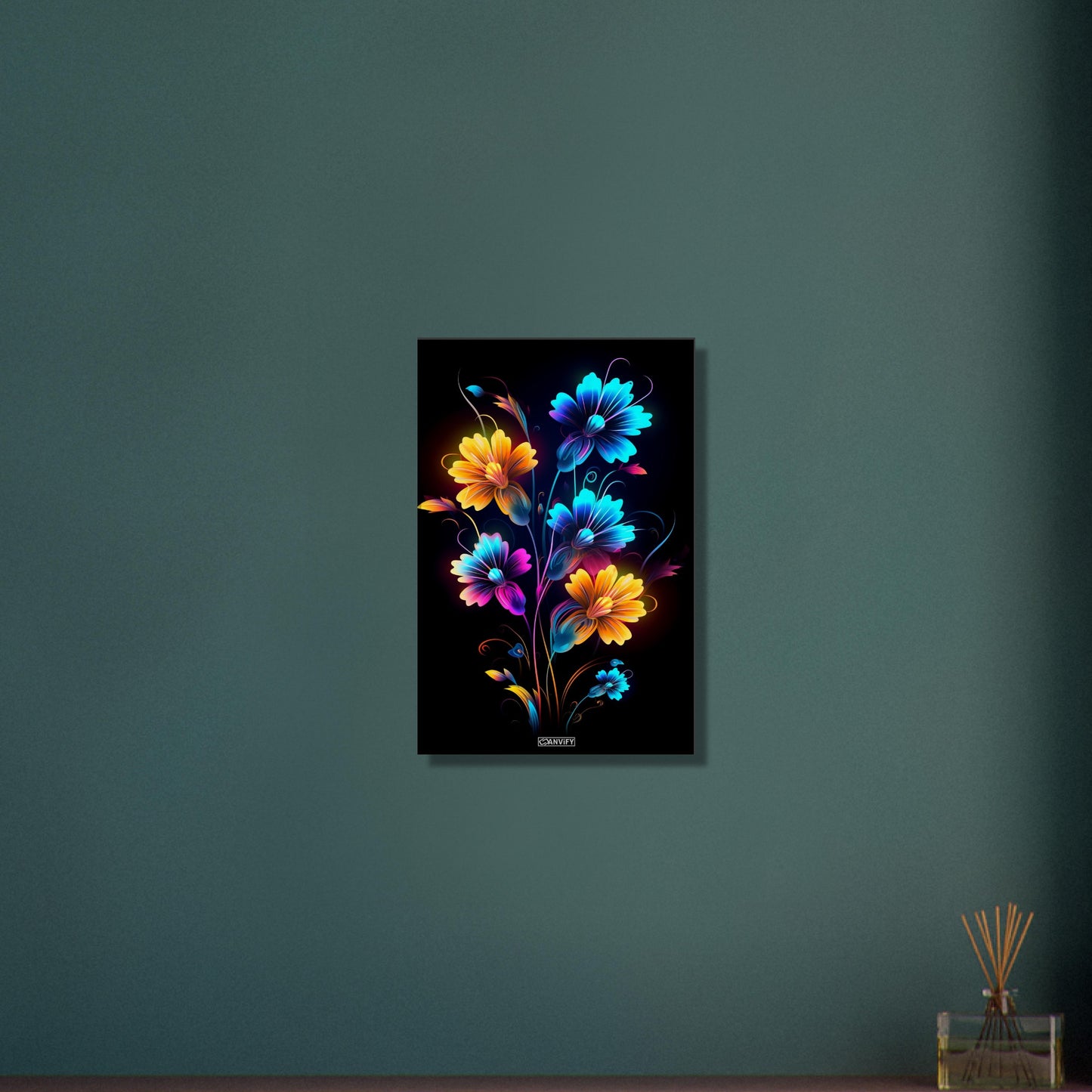 Energized Neon Flowers