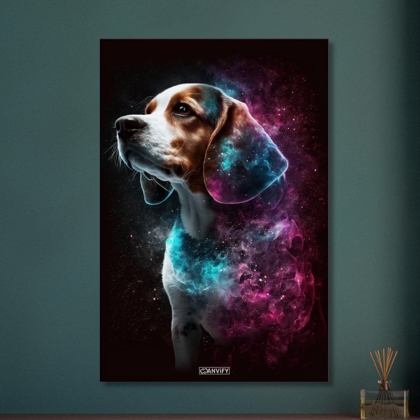 Nebula Beagle Portrait