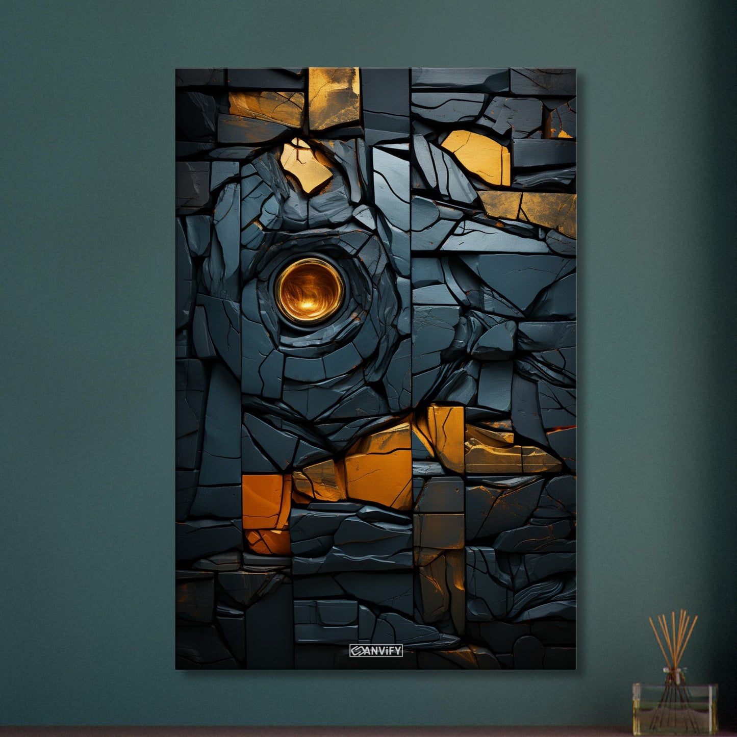 Black Brick Wall