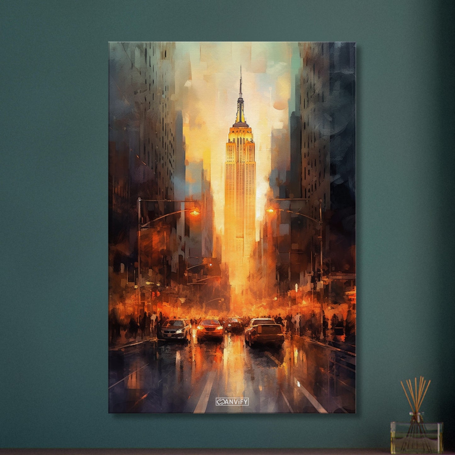 Watercolored New York Streets