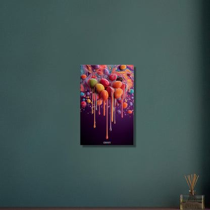 Fluid Art Flowing Bubbles