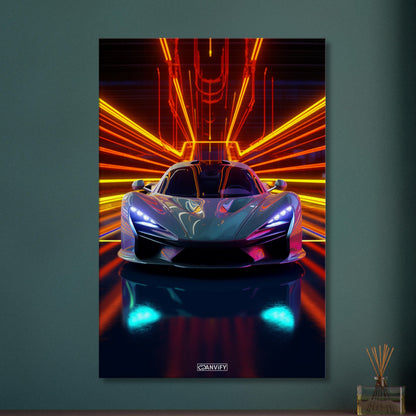 Futuristic Hypercar Exodus