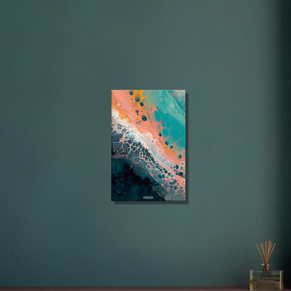 Fluid Art Orange