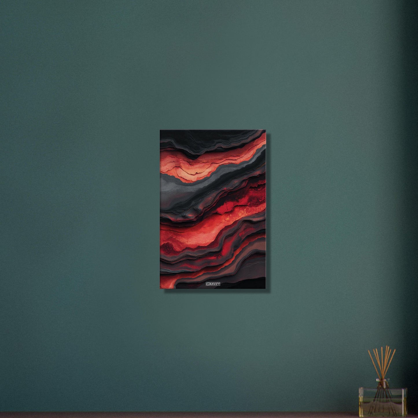 Fluid Art Volcano