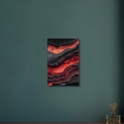 Fluid Art Volcano