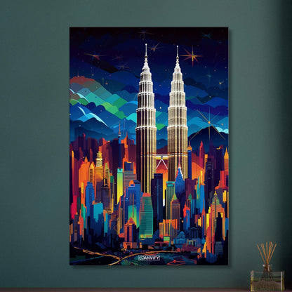 Splashed Kuala Lumpur Skyline