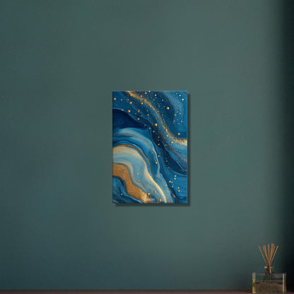 Fluid Art Golden Splashes