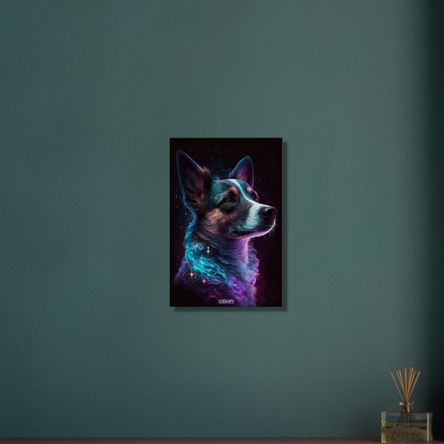 Nebula Border Collie Portrait