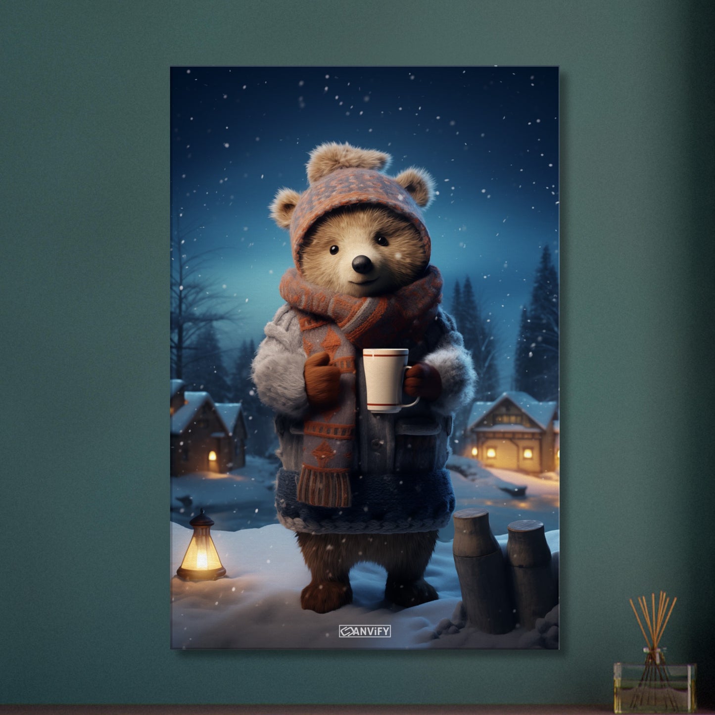Cute Bear Button