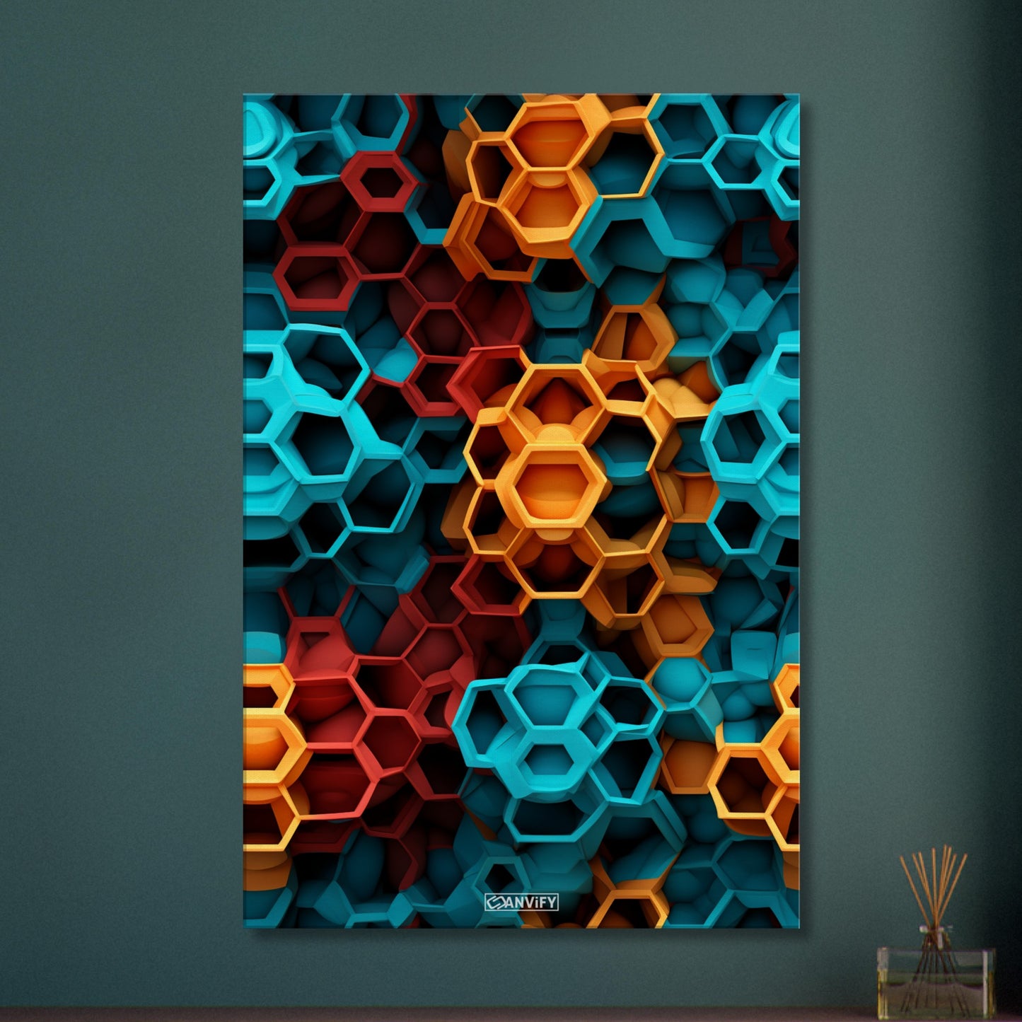 Modern Honeycomb Wall