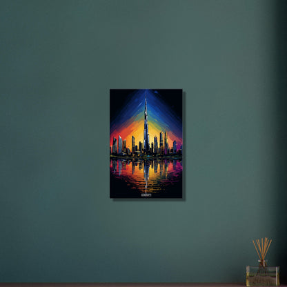 Splashed Dubai Skyline