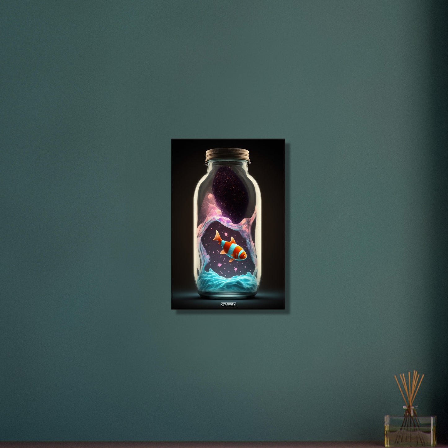 Clownfish in Glas Bottle