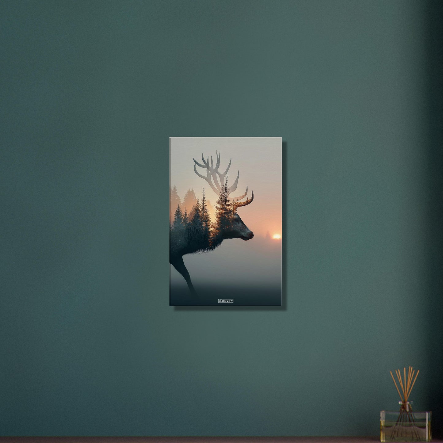 Antler Among the Trees