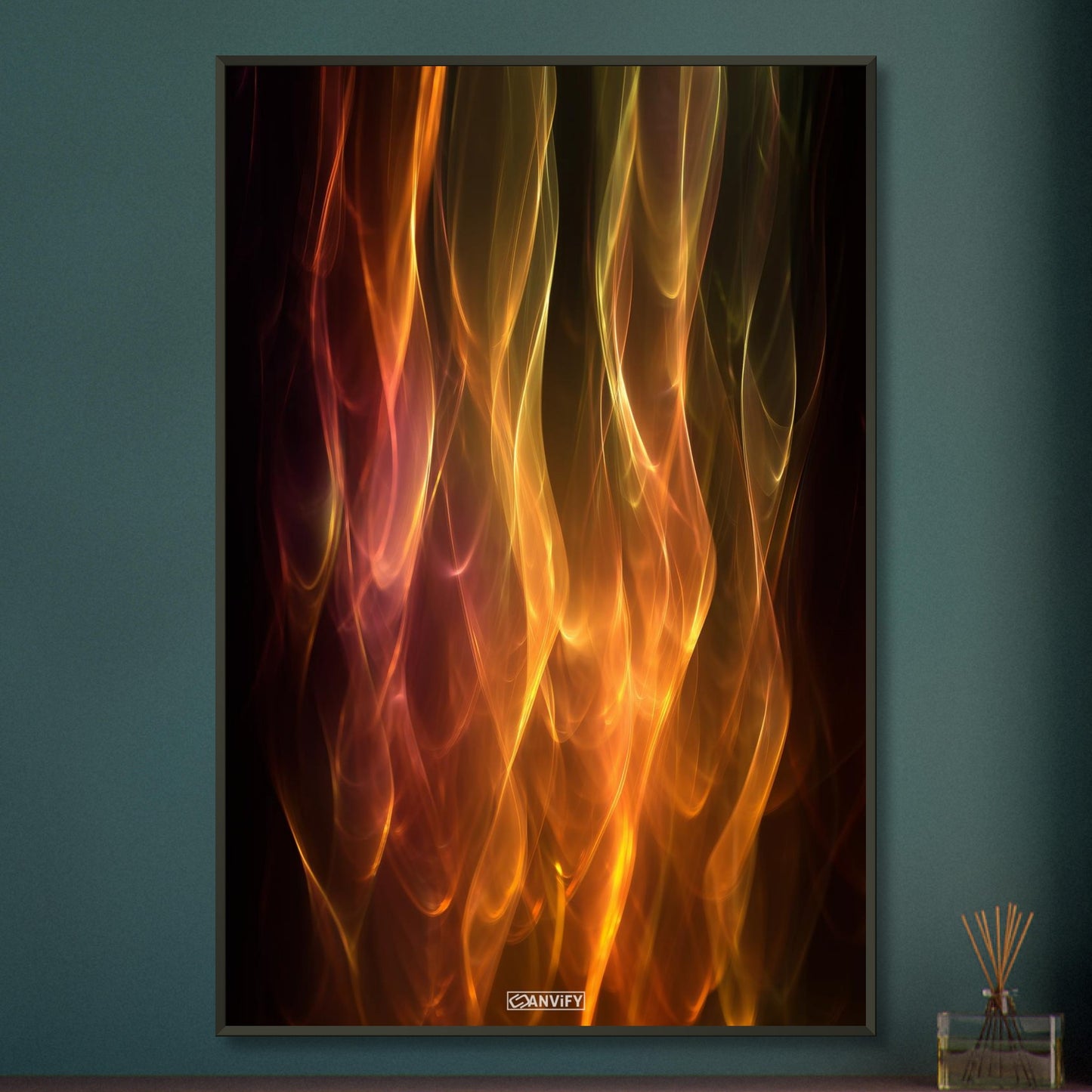 Fluid Art Fire