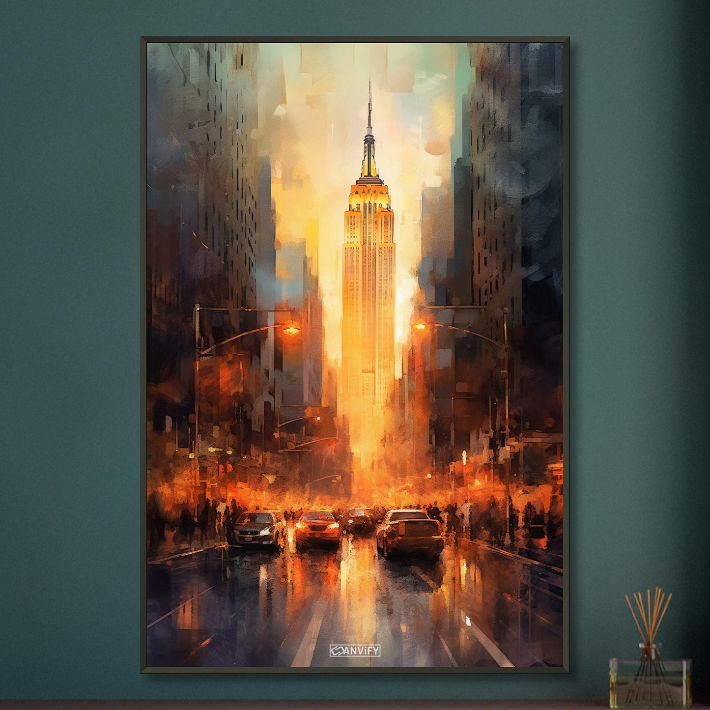 Watercolored New York Streets