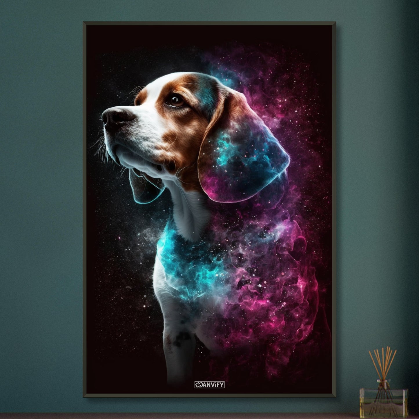 Nebula Beagle Portrait