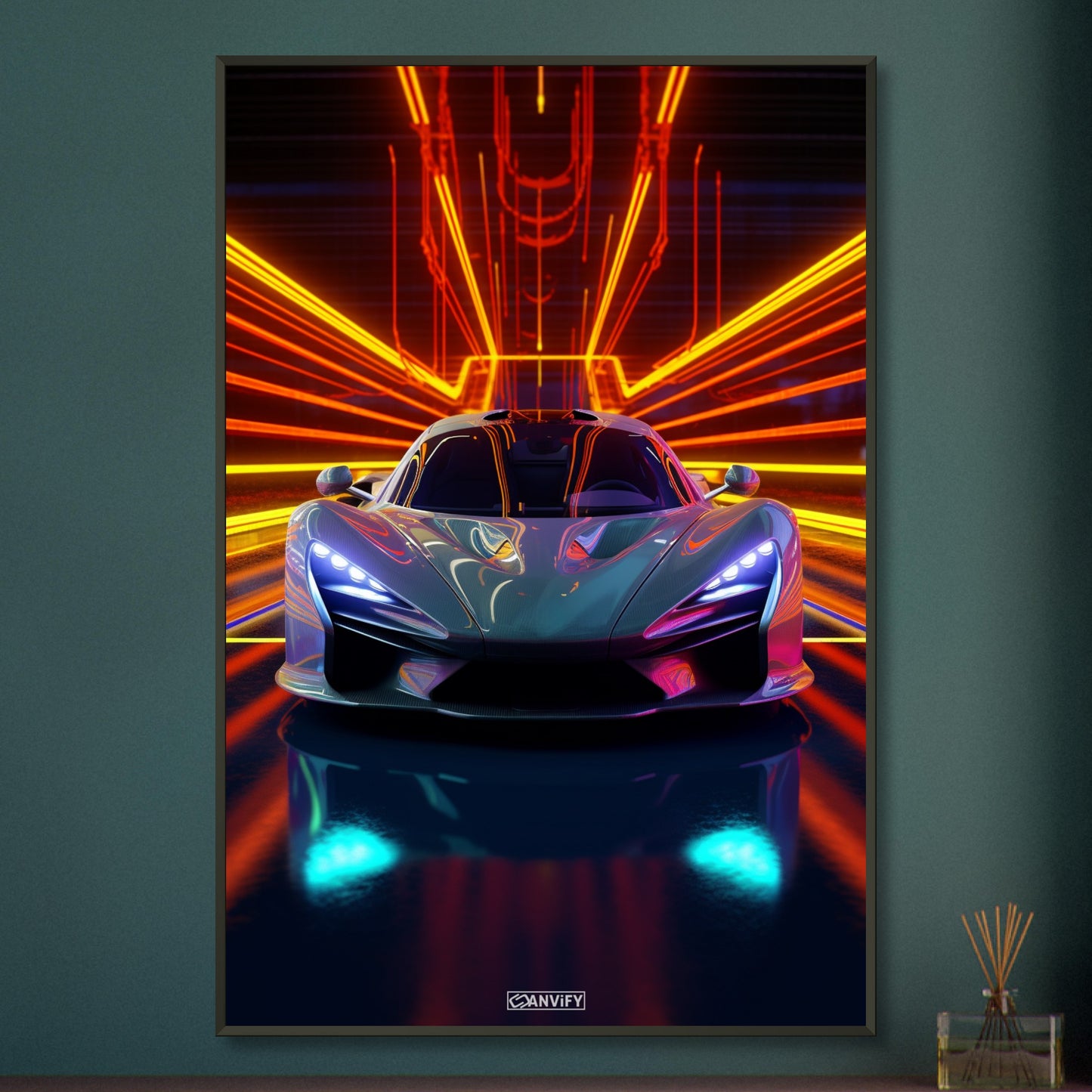 Futuristic Hypercar Exodus