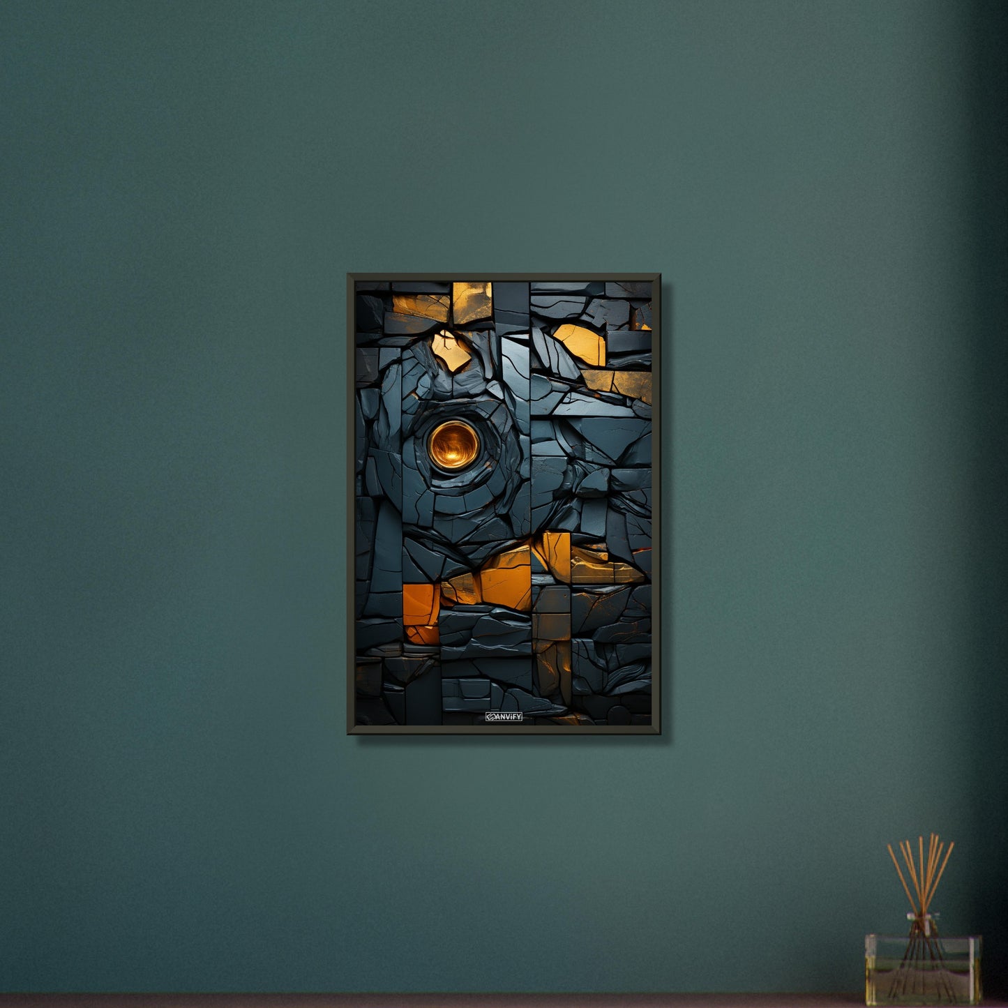 Black Brick Wall