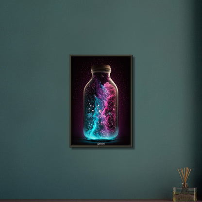 Nebula Cloud in Glas Bottle