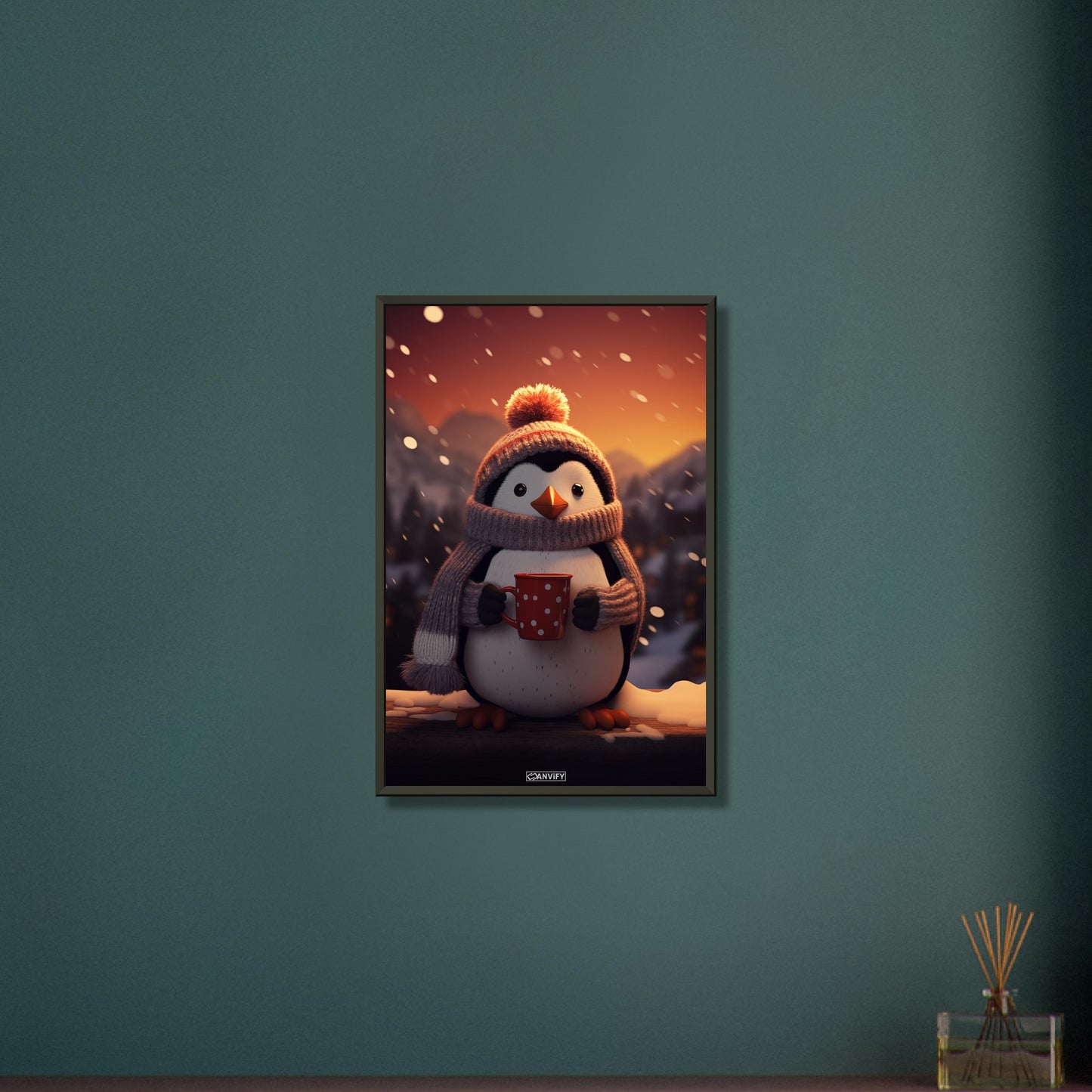 Cute Penguin Snowy