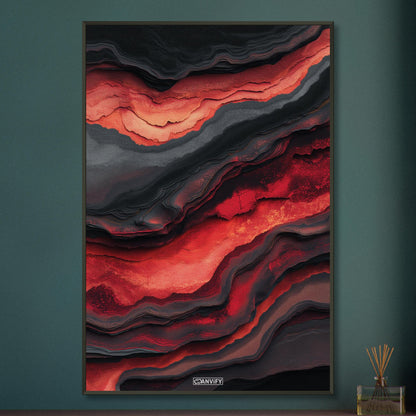 Fluid Art Volcano