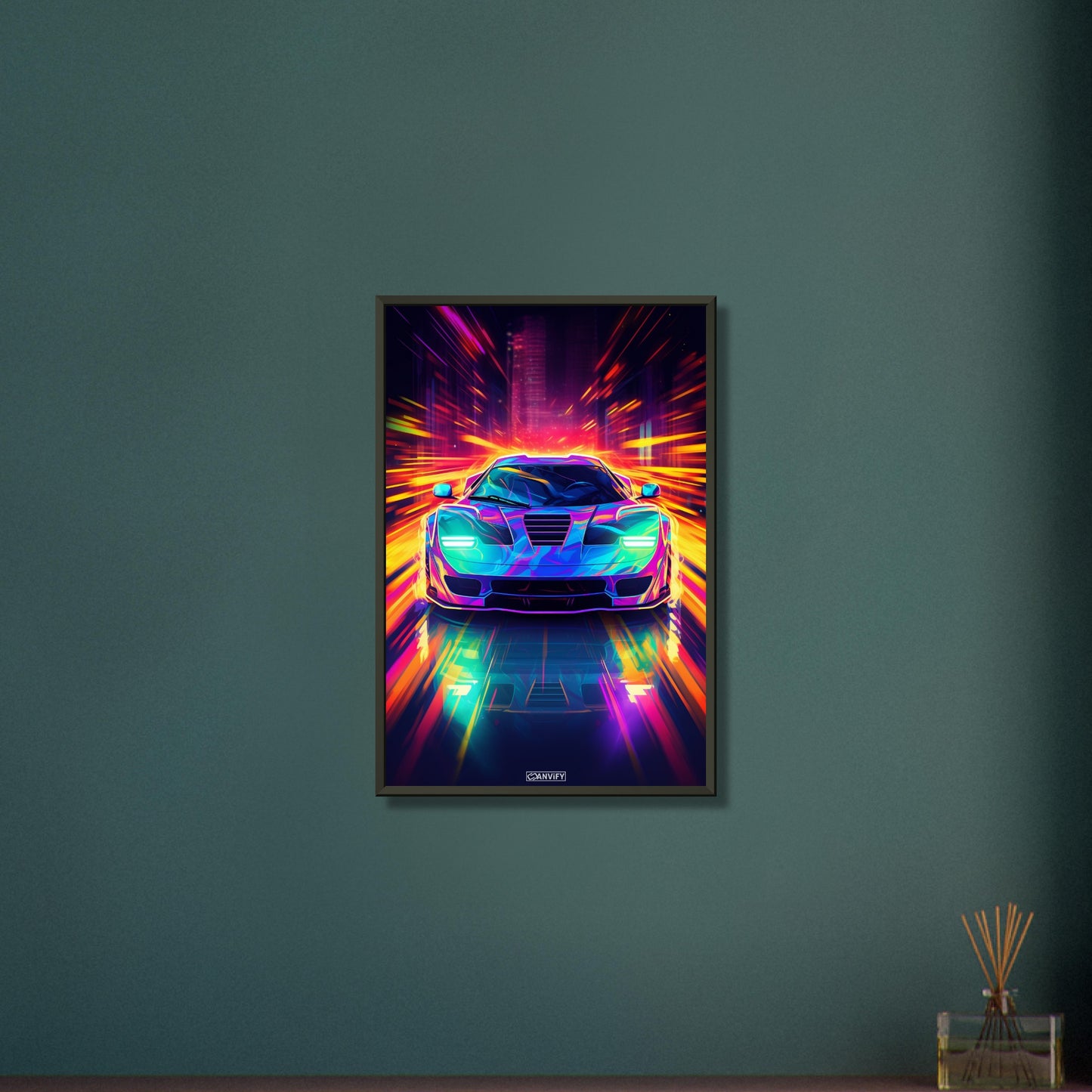 Neon Hypercar Pulsar