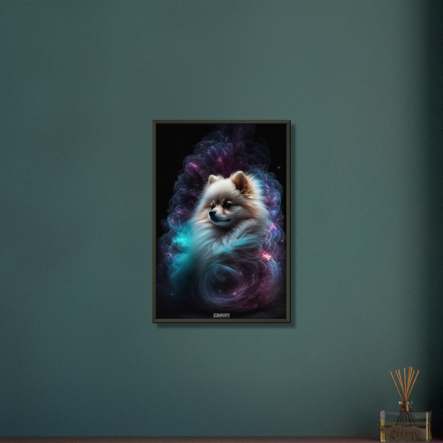 Nebula Pomeranian Portrait