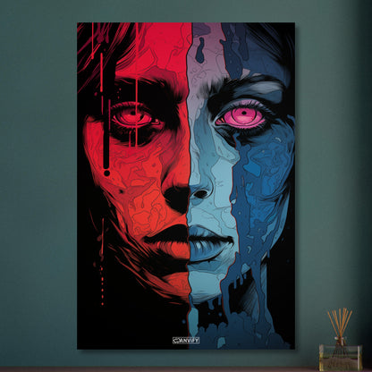 Katy Perry im Pop Art Stil auf Aluminium