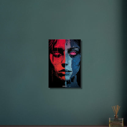 Katy Perry im Pop Art Stil auf einer Leinwand