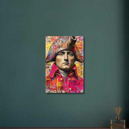 Napoleon im Pop Art Stil auf einem Acrylbild