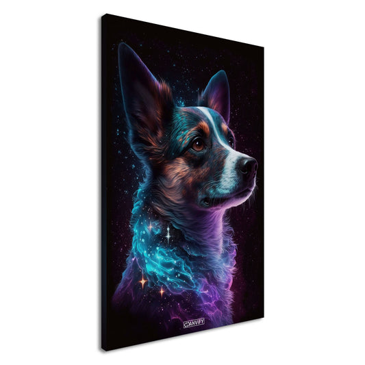 Nebula Border Collie Portrait