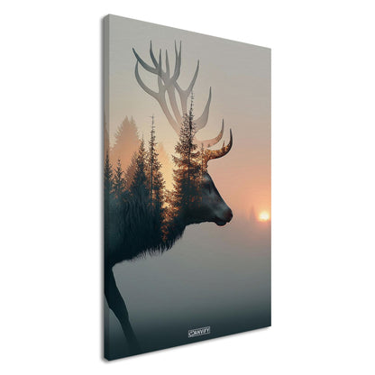 Antler Among the Trees