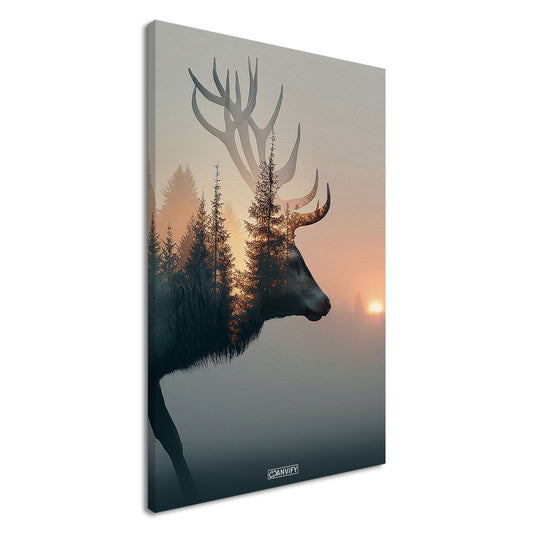 Antler Among the Trees