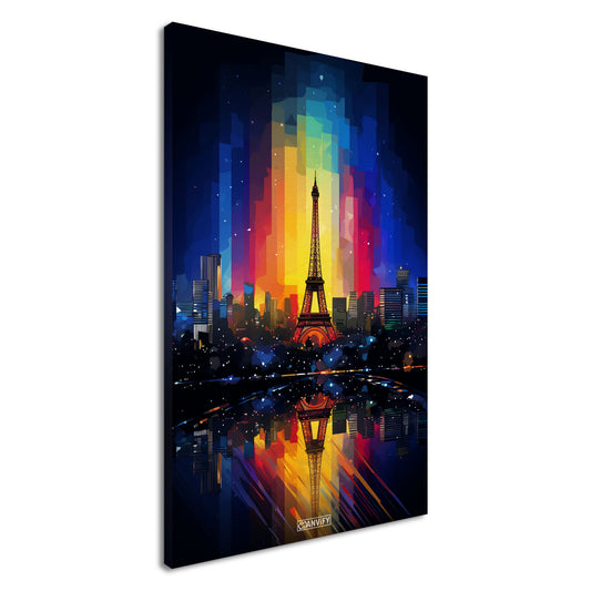 Splashed Paris Skyline