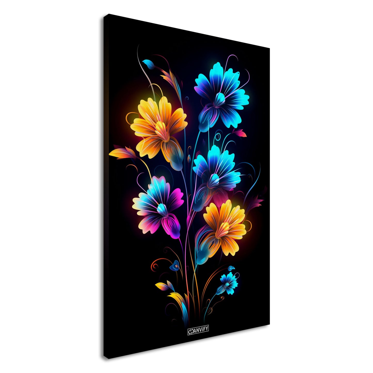 Energized Neon Flowers