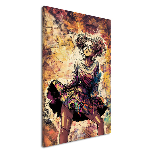 Anime Girl Leyla Painting