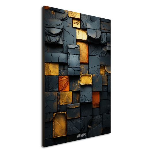 Gold Brick Wall