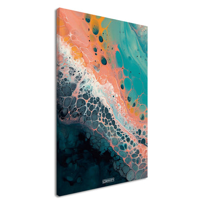 Fluid Art Orange