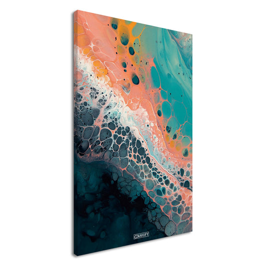 Fluid Art Orange