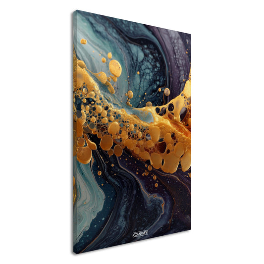 Fluid Art Yellow